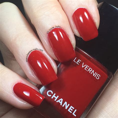 red chanel nails|chanel red nail color.